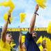 Michigan fans cheer during the first half against Central Michigan at Michigan Stadium on Saturday, August 31, 2013. Melanie Maxwell | AnnArbor.com